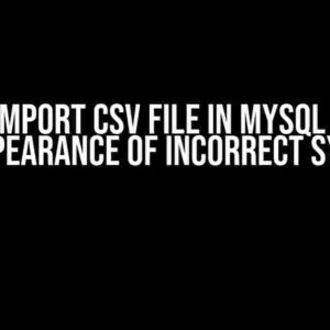 How to Import CSV File in MySQL to Avoid the Appearance of Incorrect Symbols